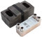 Edelstahl Plattenwärmetauscher + Isolation B3-12-20 mit 4x3/4 Zoll Anschl. 45kW Heizung Solar (PWT+Iso)
