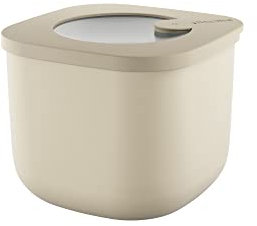 Guzzini Store&More Kitchen Active Design Contenitori Ermetici Alti per Frigo/Freezer/ Microonde (S), 12.2 x 12.2 x 9.8 cm, Marrone (Clay)