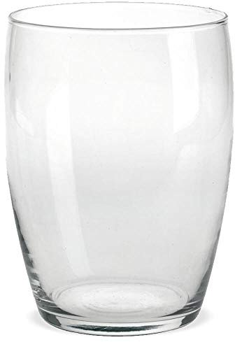 matches21 Glas Vase Glasvase Blumenvase Dekovase Klarglas Dekoglas bauchig & große Öffnung 1 STK Ø 14x19,5 cm