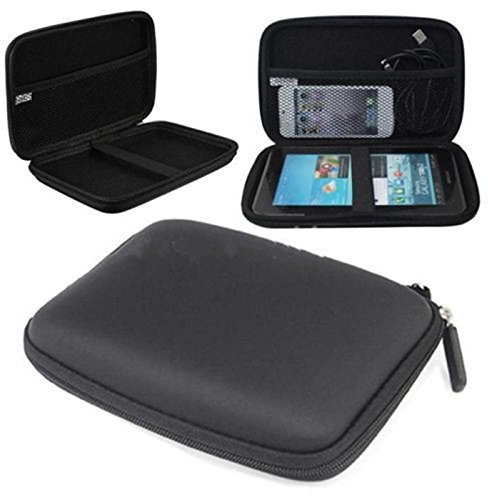 ENJOY-UNIQUE Custodia il trasporto in EVA Guscio rigido per Dispositivi di Navigazione 7 pollici compatibile con Garmin Tomtom Go Sat/NAV GPS Navigator (7)
