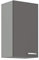 Küchen Hängeschrank 40 Hochglanz Grau Küchenzeile Küchenblock Küche Grey Bianca