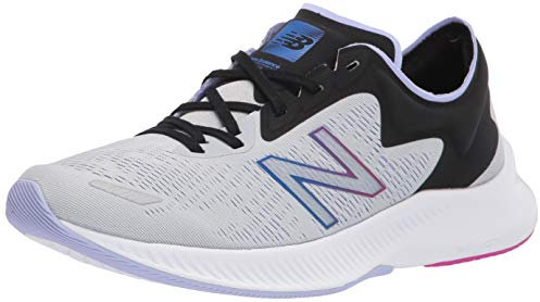 New Balance Pesu V1, Scarpe da Corsa Donna, Alluminio Chiaro Nero Mystic Viola, 40 EU