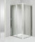 Hydra Box Doccia angolare Anta Fissa Porta Soffietto 65x65 cm Trasparente