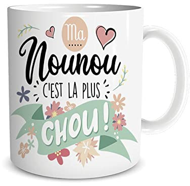 STC, Mug Ma Nounou C'est la Plus Chou 9,5x8 cm