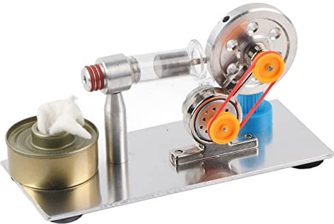 Moteur Stirling avec Volant Motor Power en Acier Inoxydable, Outil de Fabrication Manuelle pour Modèles de Moteur à Combustion