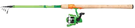 Berkley Flex Trout Teleskop Rute und Rolle Combo - Teleskopierbare Forellenrute
