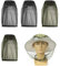 PLABBDPL 4 Piezas Mosquitera de Cabeza Cubierta Protección de Malla para Cara Cuello contra Insectos para la Cara para Exteriores Senderismo Pesca Camping Escalada y Caminar, Negro + Verde