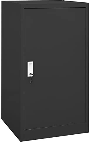 ZEYUAN Sattelschrank, Werkstatteinrichtung, Metallschrank, Stahlschrank, Werkzeug Schrank, Aktenschrank, Werkzeugschränke, Büroschrank, Anthrazit 53x53x105 cm Stahl