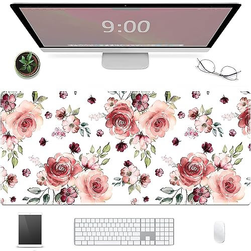 Sangkoo Gaming-Mauspad mit Motiv Schreibtischunterlage große Mausmatte Tischunterlage Large Size mit genähten Kanten für Laptop Gaming