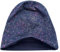 Wollhuhn Öko Warme Winter Jungen/Mädchen/Kinder Long Beanie Mütze Mit Fleecefutter Versch. Motive (aus Öko-Stoffen, Bio) 20220666 (Galaxy Sprenkel Rot, M)