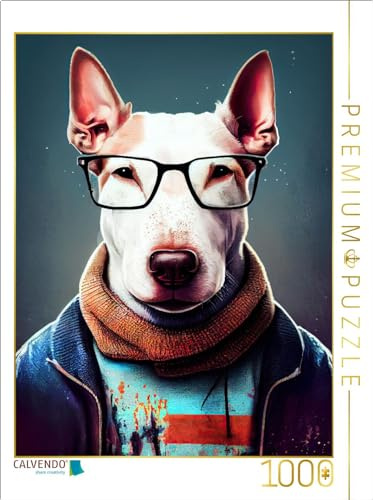 Puzzle · Hund Max | Lerne den hipsterischen Hund kennen · 1000 Teile · Lege-Größe 64 × 48 cm · CALVENDO Puzzle