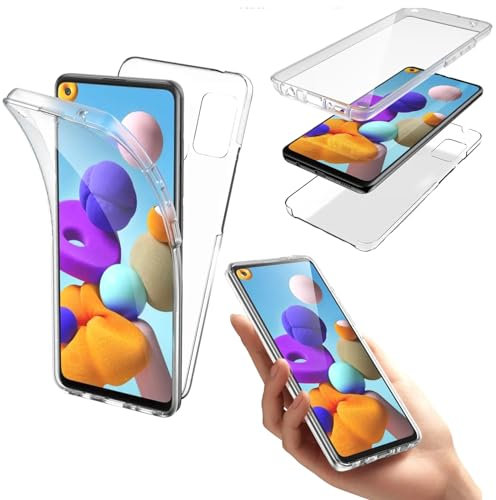 Hülle passend für Samsung Galaxy Note 20 Ultra | Full Cover Komplettschutz Schutzhülle Tasche Schutz Case |360 Grad TPU Silikon Transparent