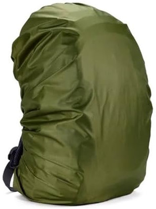 Regenschutz Rucksack wasserdichte 35L 100L 120L Regenschutz Rucksack wasserdichte Tasche Wandern Camping Schwarz Groß 30L 70L 80L 90L 95L 110L 130L Regenschutz Regenschutz für Rucksäcke (Color : Army