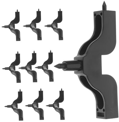 CIMAXIC 10piezas Abridor De Orificios Para Mangueras Herramienta De Perforación De Jardinería Kit De Riego Por Goteo Perforador De Tubos De Plástico Para Sistema De Riego Autónomo