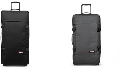EASTPAK - TRANVERZ L - Koffer, 79 x 40 x 33, 121 L, Black (Schwarz) & TRANVERZ M - Koffer, 67 x 35.5 x 30, 78 L, Black Denim (Grau)