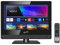 Supersonic SC-1520VTV TV LED Smart AC/DC de 15.6 pulgadas, alimentado por VIDAA, 1080p, WiFi, altavoces integrados, USB, 3X HDMI ARC, para cocina, RV, barco, camión, sala de juegos, habitación,
