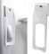 KOMPMP Water Dispenser Lever for Refrigerator Interior Water Dispensers - Refrigerator Water Dispenser Lever, One-Handed Portable Operation Water Dispenser for Fridge (White, Screw-On)