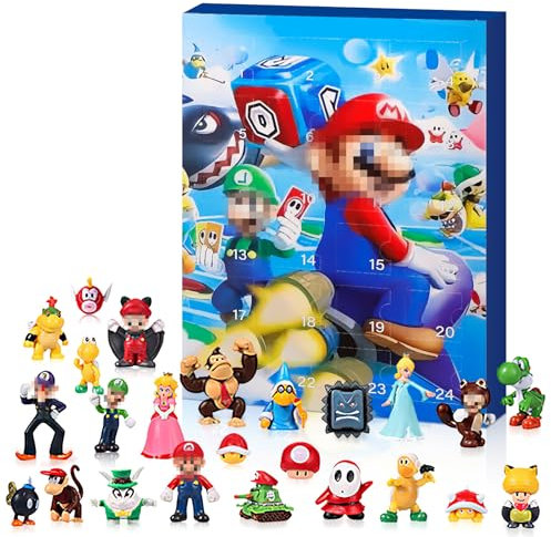 Adventskalender Kinder 2024, Weihnachtskalender mit 24 Minifiguren