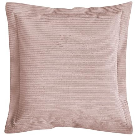 mokebo Sofakissen aus Cord 'Das Wölkchen', gemütliches & anschmiegsames Couchkissen oder Flatterkissen, auch als Dekokissen, Zierkissen oder Rückenkissen in Rosa, 70x70x8 (B/H/T in cm)