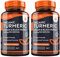 Organic Turmeric 1440mg with Black Pepper & Ginger (2 Packs of 180)- 360 Vegan Turmeric Capsules (6 Month Supply) – High Strength Organic Turmeric with Active Ingredient Curcumin - UK Made - Nutravita