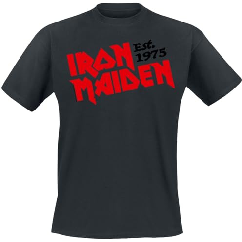 Iron Maiden Est. 1975 Männer T-Shirt schwarz