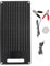 Kit de panel solar de 50 W 12 V, cargador de batería solar portátil con cable USB y clip, panel solar monocristalino de alta eficiencia para batería de vehículo y carga de
