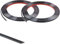 4Mx2 Rouleaux Moulure Décorative Autoadhésive Bord de Papier Peint Carrelage Miroir Mur Plafond Armoire Baguette de Finition PVC Bandes de Calfeutrage Bande Décoration Murale,10mm Noir