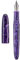 Asvine C80 Fountain Pen #8 Extra Fine Nib Large Handcraft Pen with Converter Pen Box Collection Set (Purple Ripple)