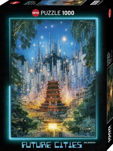 Cities Portal, HEYE Puzzle von RIE Tokimatsu: Puzzle 1000 Teile, Standard Puzzles, Fördert Konzentration, IQ Puzzle Spiele, Perfekt für die Puzzlematte, Gelegte Größe (ca.): 37 x 27 cm