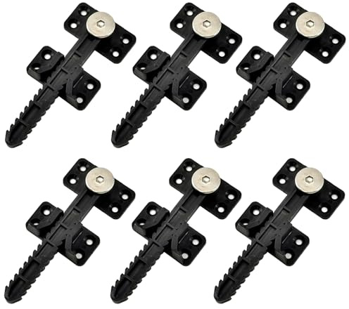 LIKERAINY 140 mm Sektionalcouch-Kunststoffverbinder mit Schraubsofa-Verbindern, Sofa-Clips, modulare Couch-Stützbretter für Sektionalsofas und Gartenmöbel-Sets, 6 Stück