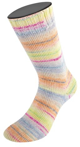 LANA GROSSA Meilenweit Merino Extrafine Cremoso | Extrafeine Merino-Wolle, waschmaschinenfest | Handstrickgarn aus 75% Schurwolle & 20% Polyamid | 100g Wolle zum Stricken & Häkeln | 420m FB 4127