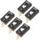 sourcing map 5 Stück DIP-Schalter 1 Bit für Leiterplatten-SMD-Typ schwarz