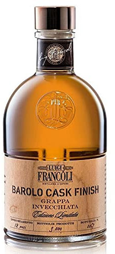 LUIGI FRANCOLI GRAPPA INVECCHIATA BAROLO CASK FINISH EDIZIONE LIMITATA 50 CL IN ASTUCCIO