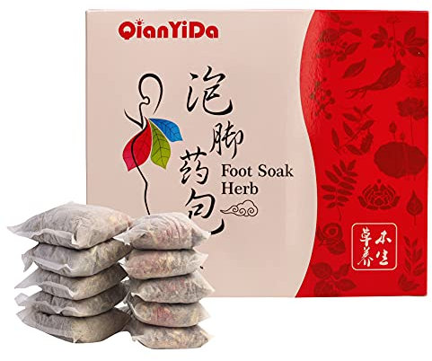 10 Beutel Kräuter-Fußeinweich-Pakete, chinesische Kräuter-Fußbadbeutel, Spa-Beutel, 400 g, 400 g,