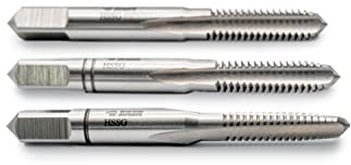BAER HSSG Handgewindebohrer 3-tlg. Satz M 4,5 x 0,75 - Gewindeschneider - Gewindebohrer - Handgewindebohrerset - Gewinde schneiden - Gewindeschneiden - Vorschneider, Mittelschneider & Fertigschneider