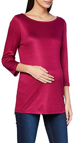 ESPRIT Maternity Damen 3/4 sl T-Shirt, Creamy Berry-684, XS
