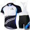 X-TIGER Herren Fahrradtrikot kurzärmliges Set mit 5D-Gel-gepolsterten Shorts Fahrradbekleidung Set für Mountainbikes
