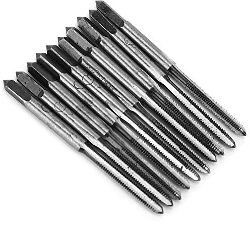 Lot de 10 tarauds Tarauds Métriques Acier Au Carbone Pour Fraiseuse Et Machines M4