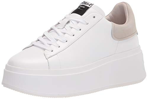 ASH Damen Moby Sneaker, Weiß/Nude, 39 EU