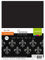 Florence 2920-0201 Fotokarton DIN A4, Schwarz, 300g/m², 10 Stück, Bastelpapier für Basteln, Scrapbooking, Handlettering, DIY-Crafts