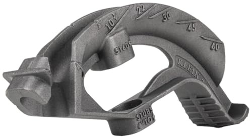 Klein Tools 51609 Iron Conduit Bender Head, Made in USA, for 3/4-Inch EMT or 1/2-Inch Rigid IMC, use with Klein Tools Angle Setter (Cat. No. 51612)