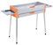 caihuashopping Picknick-Grill Tragbare Edelstahl-Kohle-Grillgrill Doppelschicht expandierbarer Grillkohlegrill mit Email-Pfanne und Grill-Netz, 28 × 11 × 28,7 , Orange Kleiner Grill