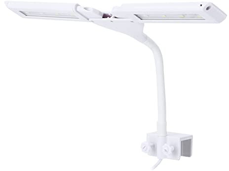 Shanrya Lumière LED D'aquarium à Clip Durable Et Sûr à économie D'énergie, Lumière Réglable Lampe d'aquarium LED, Lumière Blanche Et Bleue Prise USB pour Aquarium