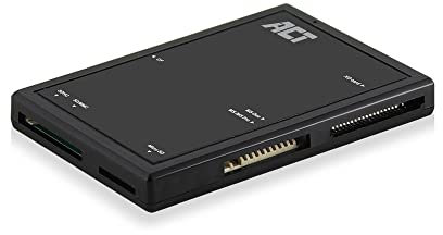 ACT Lecteur de Carte SD Externe 5 en 1 pour Cartes mémoire Micro SD/SD/MMC/SDHC/CF/XD/MS/MS Duo, Lecteur de Carte USB 3.0 - AC6370
