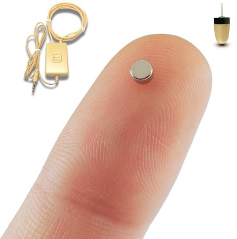 PingaOculto Auricolari Spia per Esami Nano Mini Auricolare Invisibile Nascosto per Cellulare con Microfono - Micro Cuffie Invisibili Piccolo Orecchio (Auricolari Spia Nano V3 + Vip Pro SuperMini)
