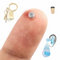 PingaOculto SpionageKopfhörer Prüfung Mini Nano Unsichtbare Kopfhörer für Handy mit Mikrofon - Unsichtbar Ohrhörer Kabellos Headset Spicker (Spy Earpiece Nano V3 + VIP Pro Supermini)