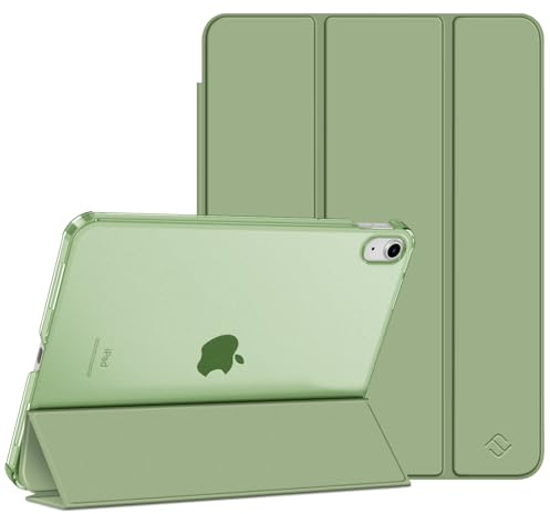 FINTIE Custodia per iPad (A16) 11ª Generazione 11 (2025) / iPad 10ª Generazione 10.9 (2022) - Sottile Leggero Opaca Semi-Trasparente Posteriore Cover Case con Auto Sveglia/Sonno, Salvia Verde