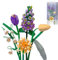 Ranedo Blumenstrauß-Set, Blumen Bauspielzeugsets, künstliche Blume, 534-teilige botanische Sammlung für alle Altersgruppen, einzigartige DIY-Blumen-Heimdekoration, für Kinder, Mädchen, Jungen, gelb