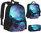 BAAROO Blessed to Be Called Nana Sonnenblume Schulrucksack 3pcs Rucksack Set Leichte Büchertaschen Schultasche Sets mit Mittagessen Ba, farbe, 5.0cm*10.5cm*20.5cm, federmäppchen