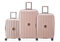 DELSEY PARIS - CARROUSEL - Set de 3 valises rigides 55cm/ 67cm/ 76,5cm - Rose